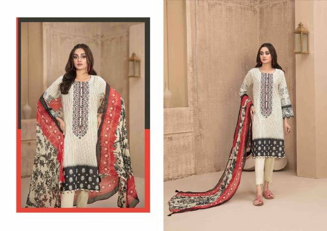 Hala Ezra Vol 1 Karachi Cotton Dress Material Catalog